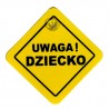 TABLICZKA Z PRZYSSAWKĄ - UWAGA DZIECKO