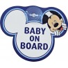 TABLICZKA Z PRZYSSAWKĄ - BABY ON BOARD - MICKEY